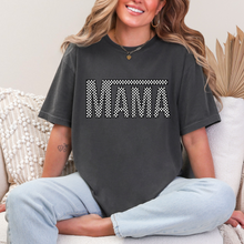 Load image into Gallery viewer, MAMA Check Pepper // garment dyed tee