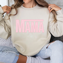 Load image into Gallery viewer, MAMA Check Pink  // adult crewneck