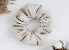 Load image into Gallery viewer, Faux Ecru // full size scrunchie