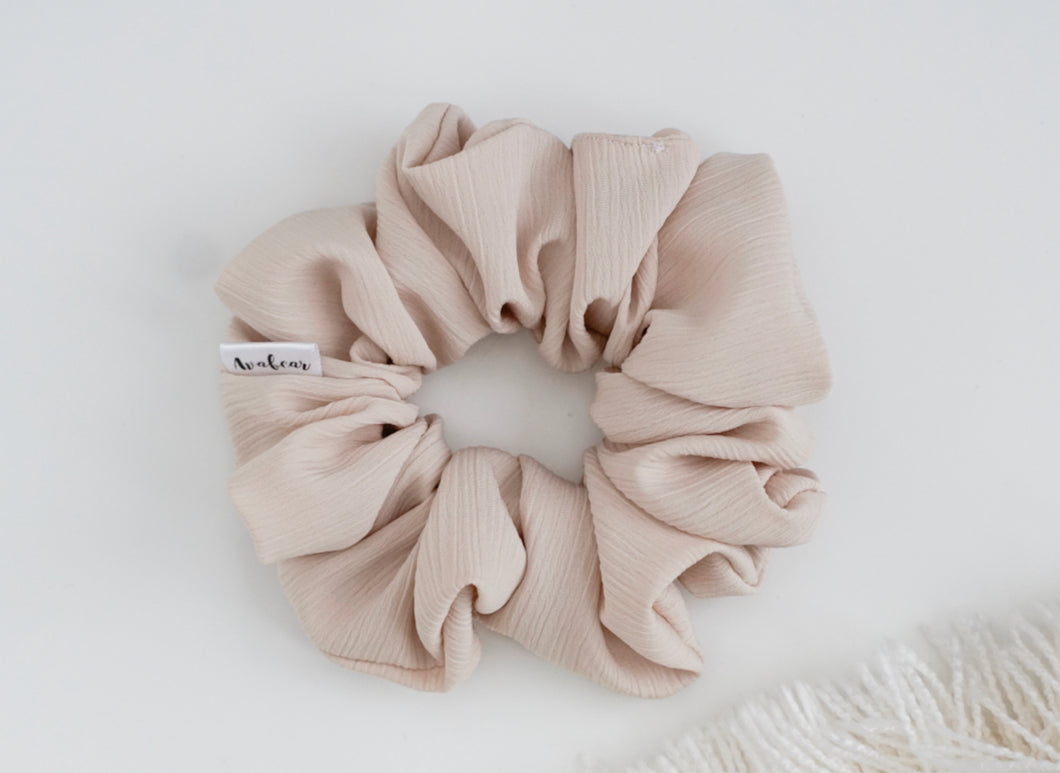 Pearl // full size scrunchie