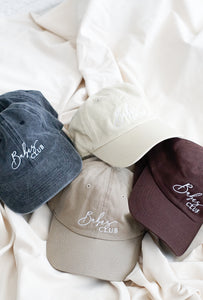 Babes Club Distressed Black // dad hat