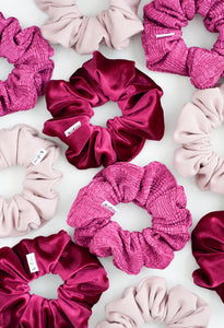 Pink Topaz // full size scrunchie