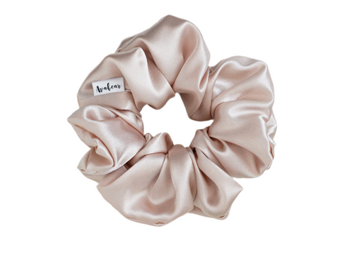 Champagne // full size scrunchie