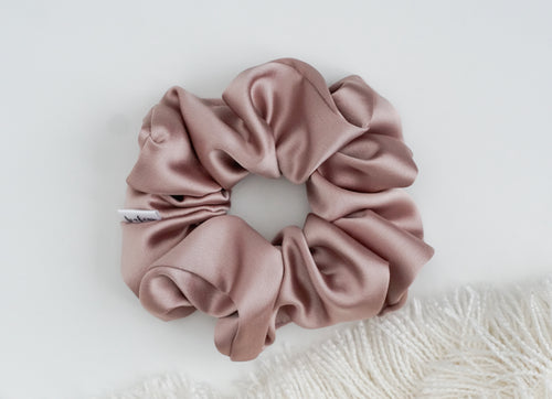 Rose Quartz // full size scrunchie