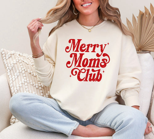 Merry Moms Club  // crewneck