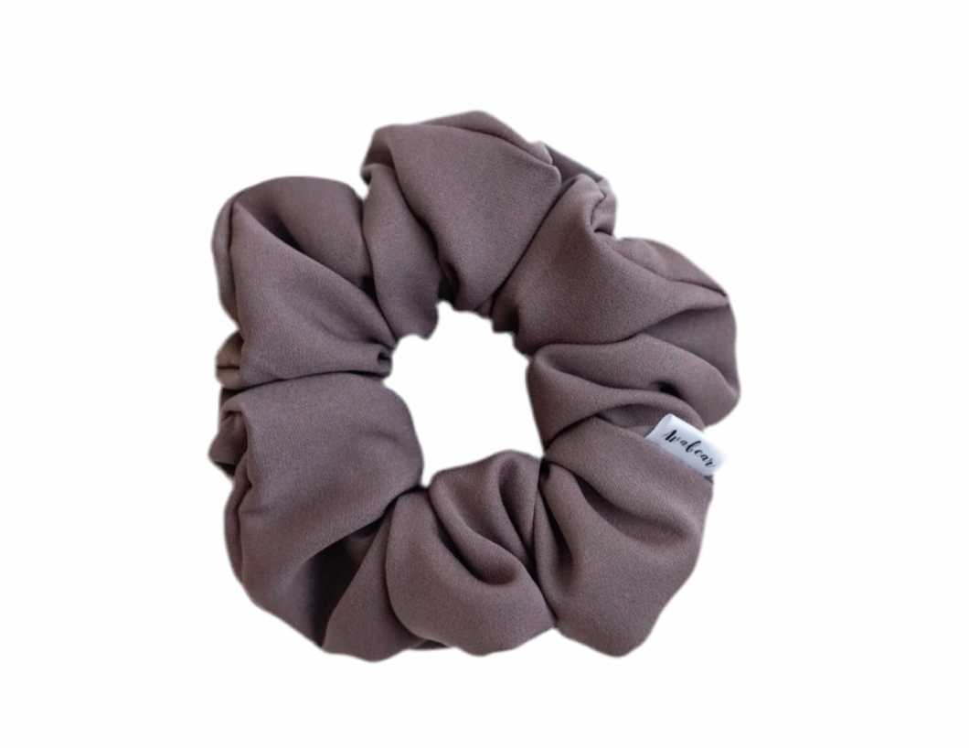 Espresso Taupe // full size scrunchie