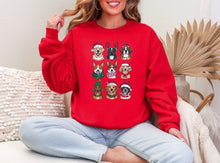 Load image into Gallery viewer, Christmas Doggies // classic red adult crewneck