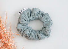 Load image into Gallery viewer, Sky Blue  Ribbed  // mini scrunchie
