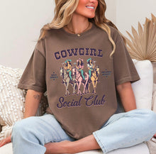 Load image into Gallery viewer, Cowgirl Social Club // garment dyed tee