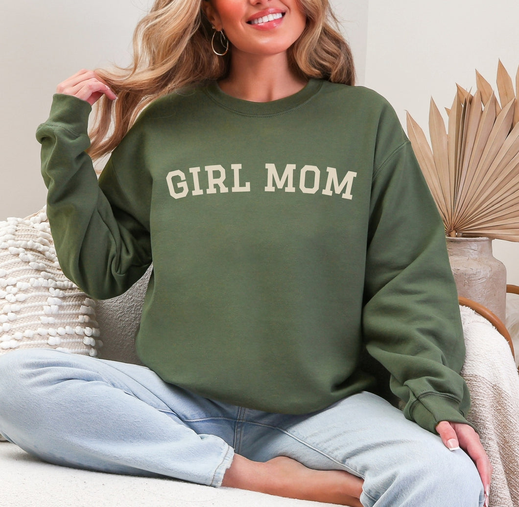 Girl Mom Green // adult crewneck **pre-order**