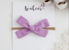 Load image into Gallery viewer, Lavender // schoolgirl bow