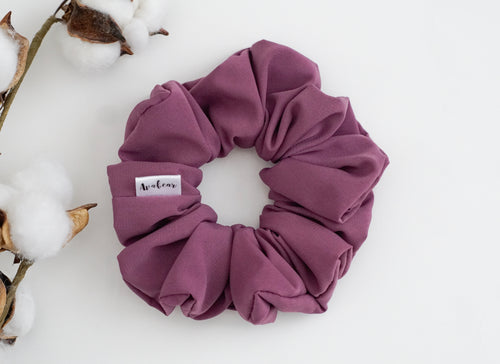 French Violet // full size scrunchie