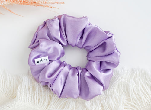 Amethyst // full size scrunchie