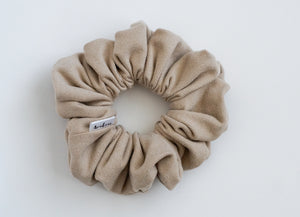 Softest Sand // full size scrunchie