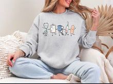 Load image into Gallery viewer, Medical // ash grey adult crewneck