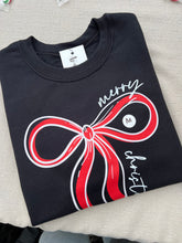 Load image into Gallery viewer, Bow Black // crewneck