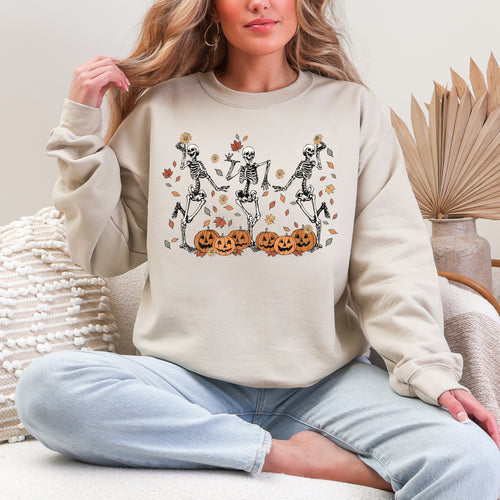Dancing Skellies // adult crewneck