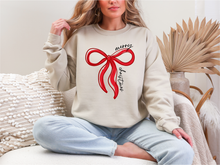 Load image into Gallery viewer, MC Bows // beige adult crewneck