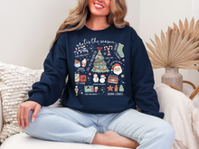 Load image into Gallery viewer, Doodles  // navy adult crewneck