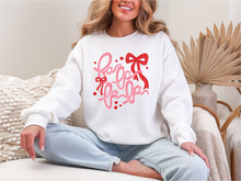 Load image into Gallery viewer, Fa La La // white adult crewneck