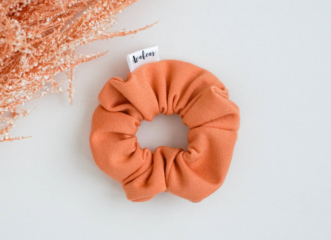 Orange Sherbet // mini scrunchie
