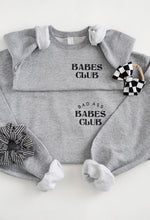 Load image into Gallery viewer, Badass Babes Club Grey // adult crewneck