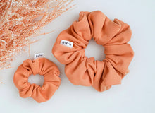Load image into Gallery viewer, Orange Sherbet // mini scrunchie