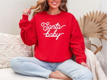 Load image into Gallery viewer, Santa Baby // red adult crewneck