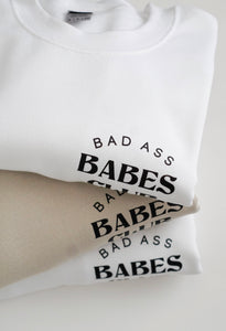 Bad Ass Babes Club Beige // crewneck