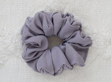 Load image into Gallery viewer, Dusty Purple Linen // full size scrunchie