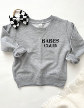 Load image into Gallery viewer, Babes Club // toddler crewneck