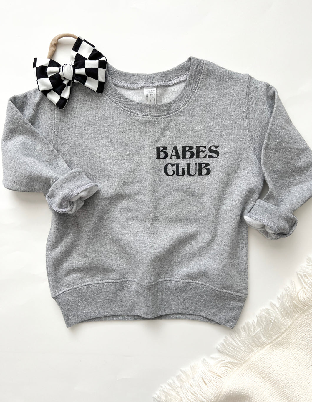 Babes Club // toddler crewneck