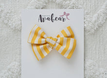 Load image into Gallery viewer, Yellow Stripe // midi bow