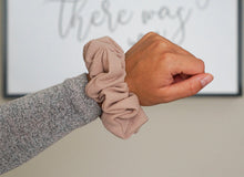 Load image into Gallery viewer, Beige // full size scrunchie