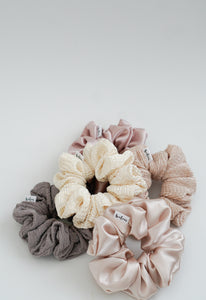 Pink Champagne // full size scrunchie