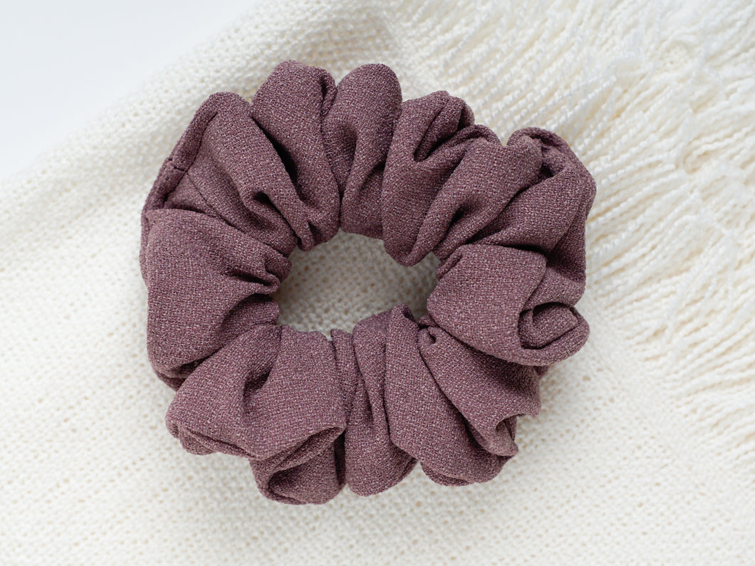 Soft Plum // full size scrunchie