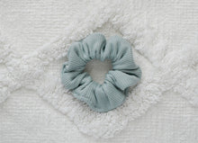 Load image into Gallery viewer, Dusty Blue // mini scrunchie